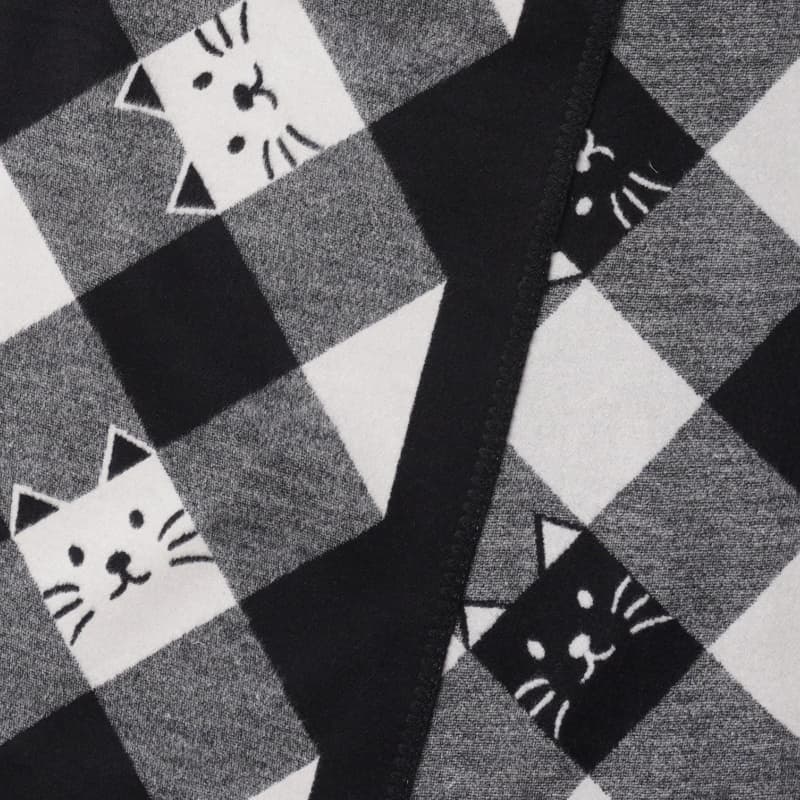 Brushed jacquard scarf - product flat lay