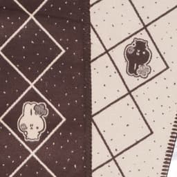 Brushed jacquard scarf - texture detail