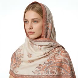 High-speed loom scarf - color variation