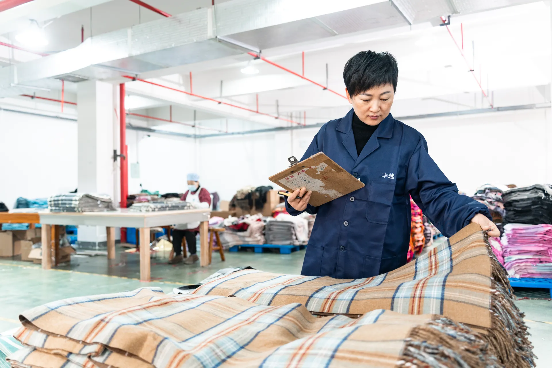 Pressing and finishing stage