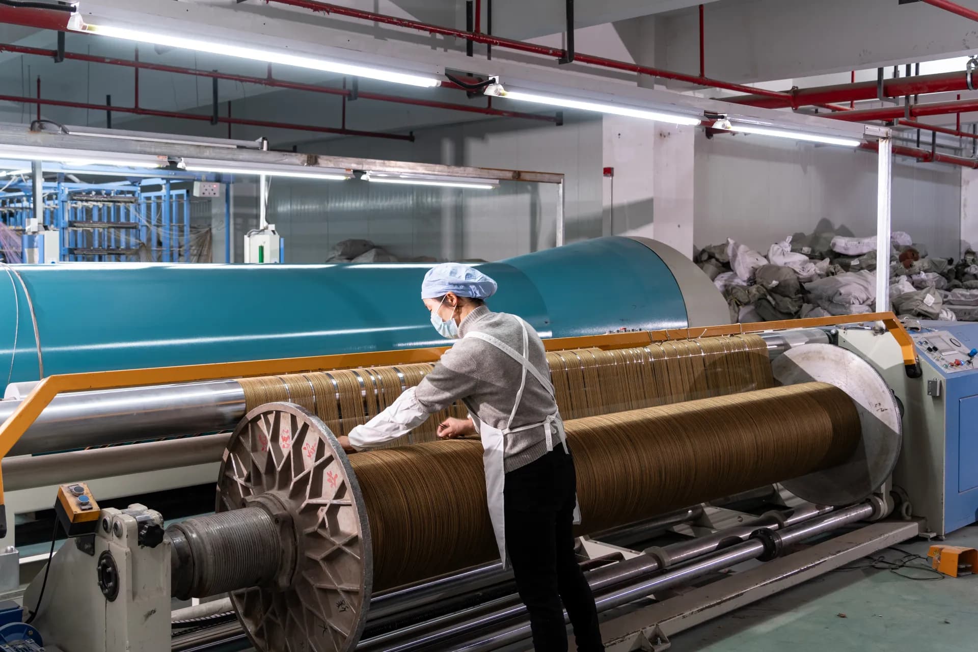 Shearing blade detail