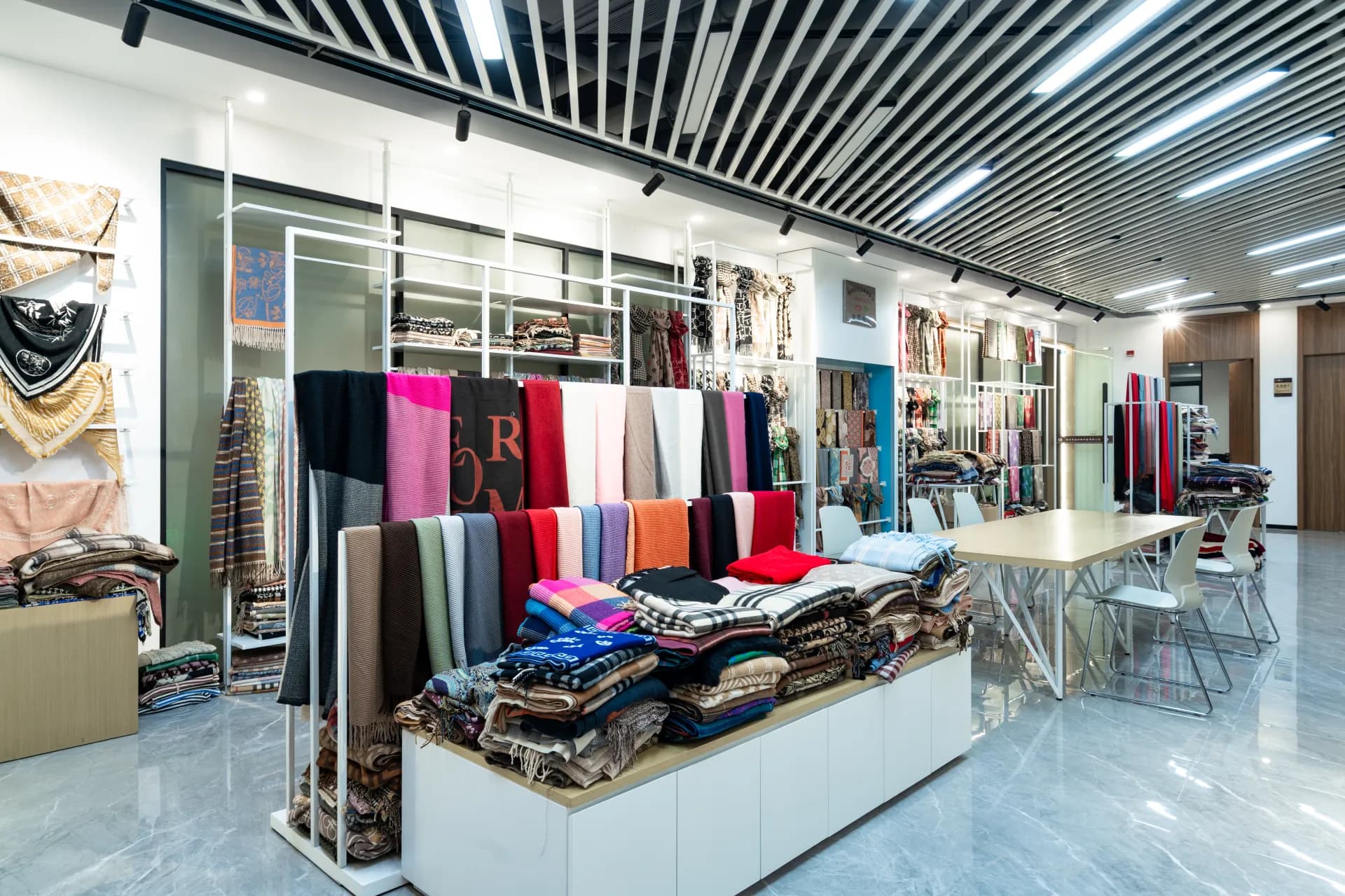 Product display shelves